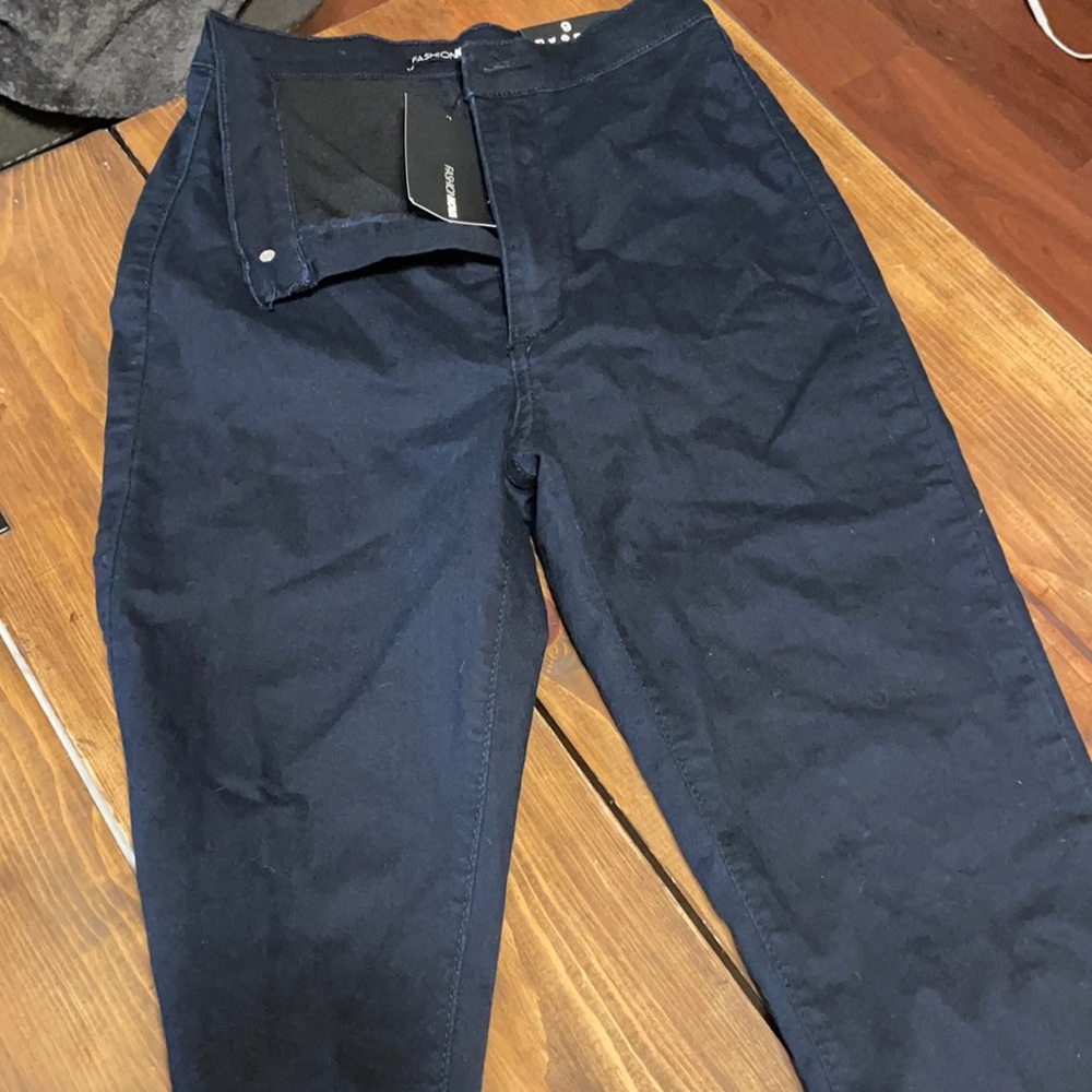 Fashion nova denim colored skinny jeans